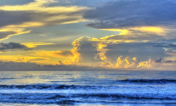 Színes Napkelte Cocoa Beach Florida — Stock Fotó