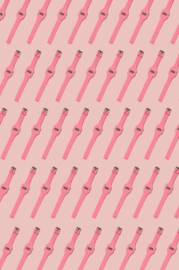 Parlak renk pembe el saatler