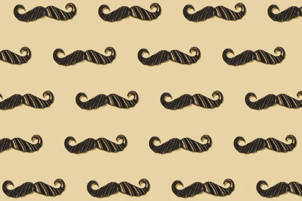 Mustaches repeated background — Stock Photo, Image
