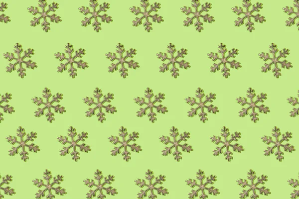 Snowflakes repeated background — Stock Photo, Image