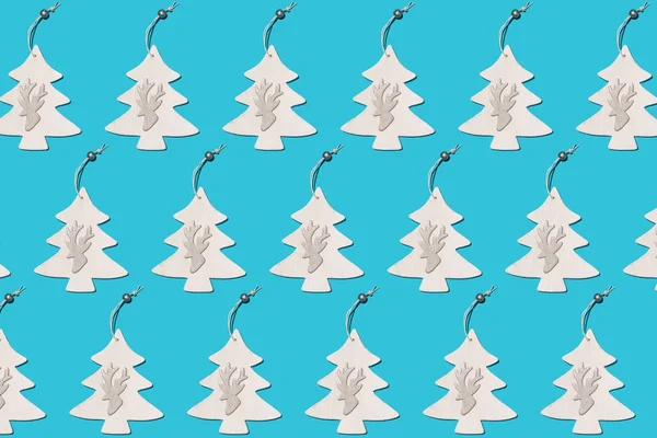 Χριστουγεννιάτικα δέντρα επαναλαμβανόμενο μοτίβο — Φωτογραφία Αρχείου