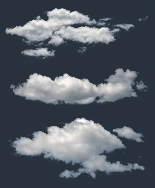 Isolated clouds on  background