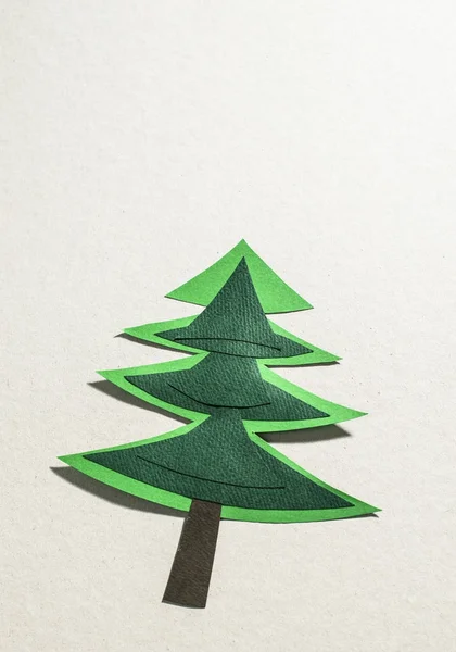 Arbre de Noël en papier — Photo