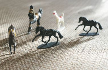Atları oyuncak plastik minyatür