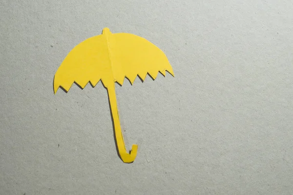 Objekt deštník vyrobený z papíru — Stock fotografie