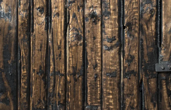 Burnt wooden background — Stock Photo, Image