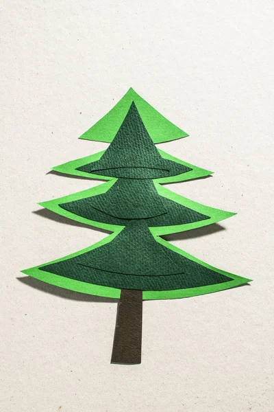 Arbre de Noël en papier — Photo