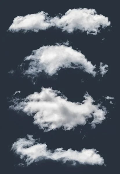 Ізольовані хмари на фоні — стокове фото