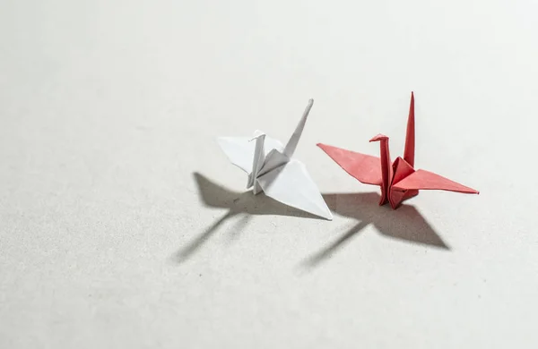 Vinç origami kağıt üzerinde 