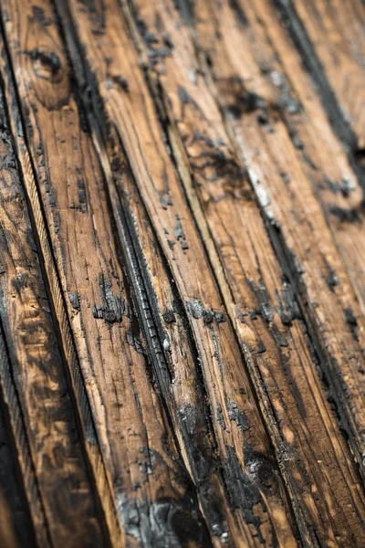 Burnt wooden background — Stock Photo, Image