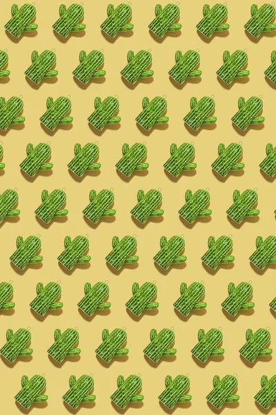 Fondo patrón de cactus — Foto de Stock