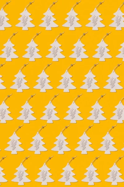 Julen träd upprepat mönster — Stockfoto