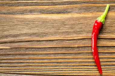 kopya alanı ahşap zemin üzerine biber biber