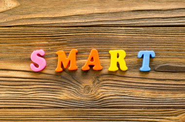 ahşap arka plan üzerinde kelime 