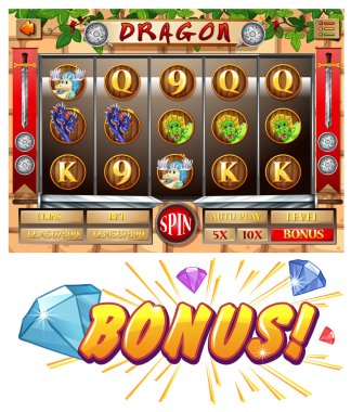 Bonus ödül ile oyun şablonu