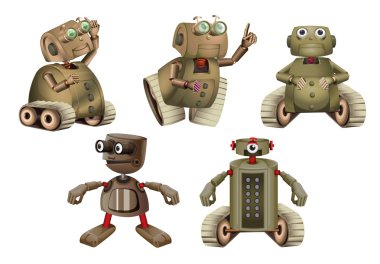 Robot farklı eylemleri