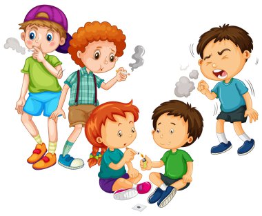 Erkek ve kız Sigara İçilmeyen 