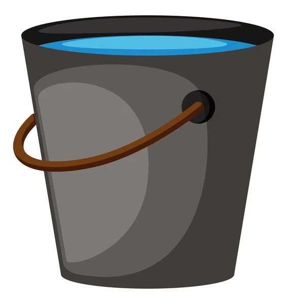 Bucket full of water — Stock Vector