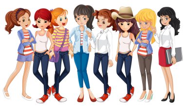 Kızlar Mavi Jeans