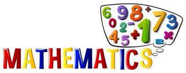 Yazı tipi tasarım kelime matematik ile