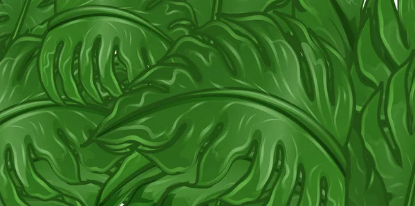 Diseño de fondo con hojas verdes — Archivo Imágenes Vectoriales