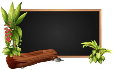 Günlük ve yaprak çerçeve tasarımı