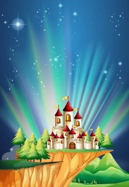 Uçurumdaki kale kuleleri