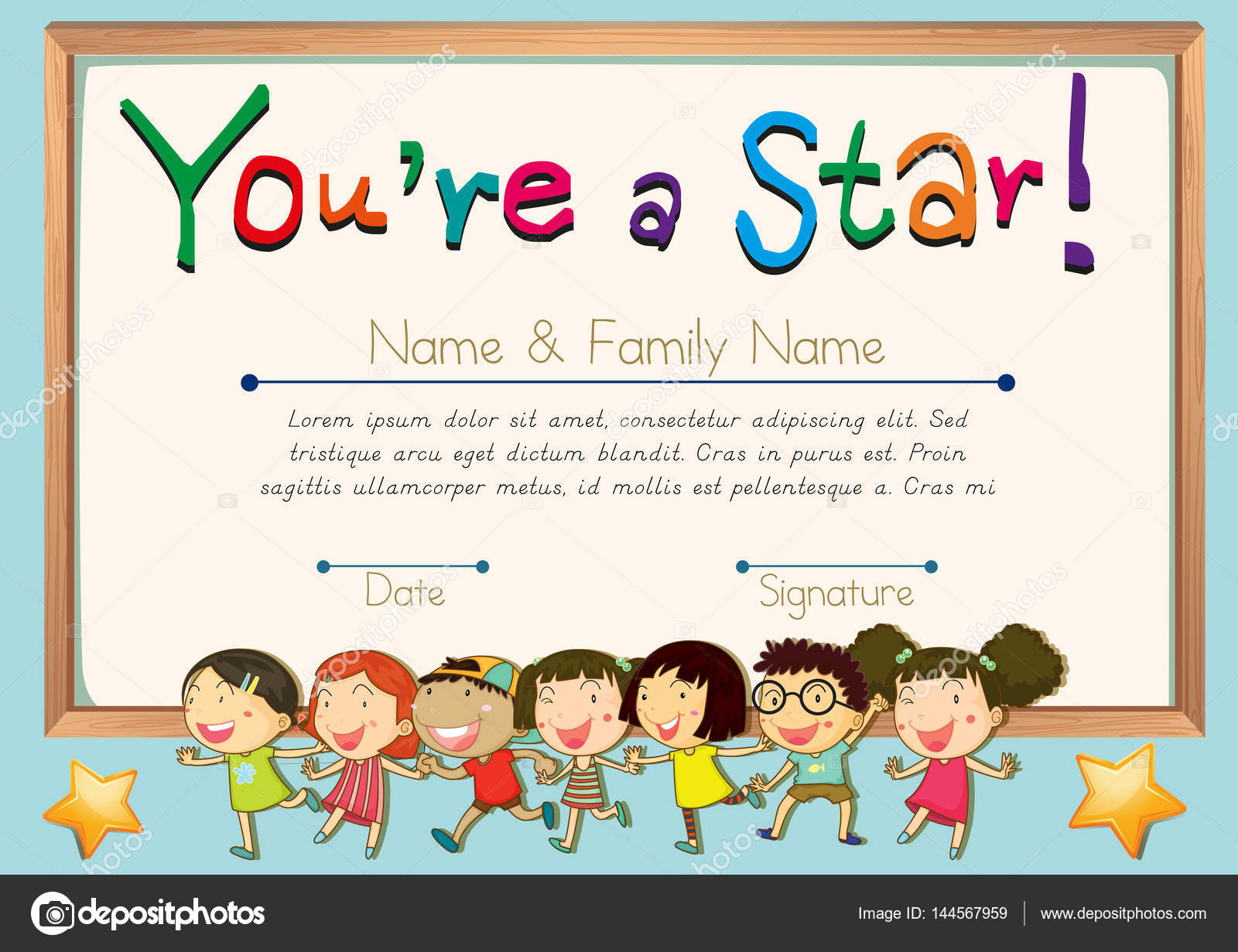 22 Zertifikat kinder diplom Vector Images, Zertifikat kinder diplom
