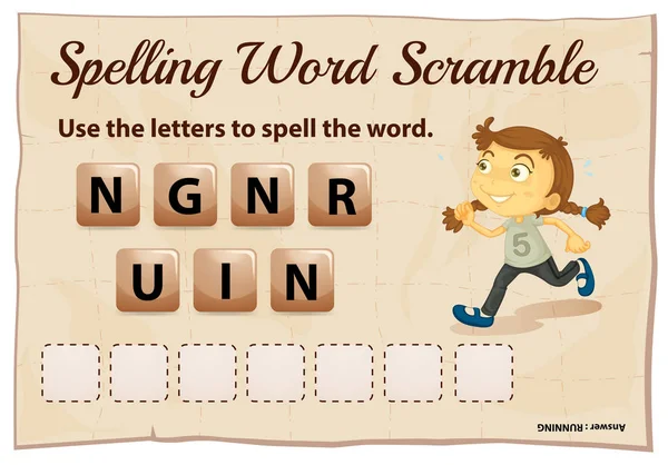 Çalışan word ile Word scramble oyunu yazım