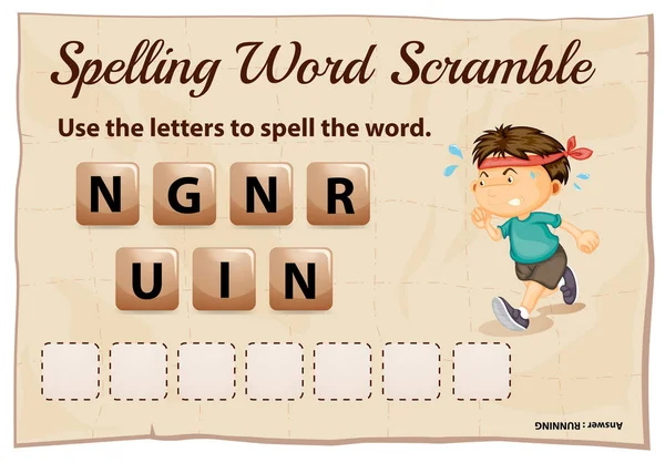 Çalışan word ile Word scramble oyunu yazım