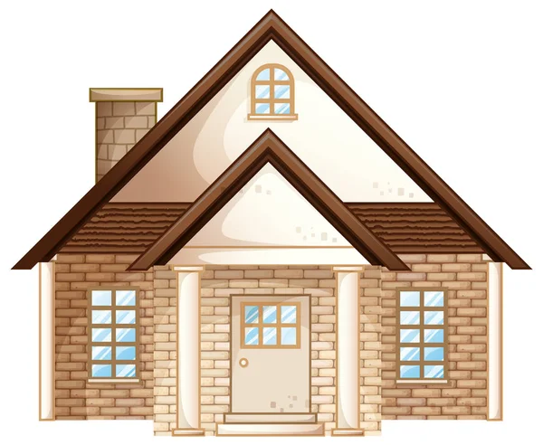 Gráfico vectorial Casa de ladrillo Imagen vectorial Casa de ladrillo