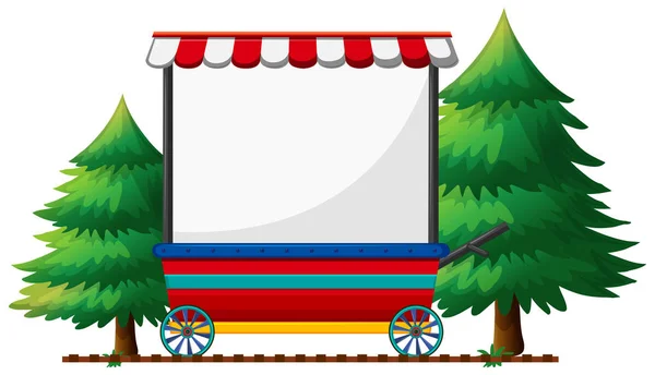 Banner design on mobile shop — Stock Vector