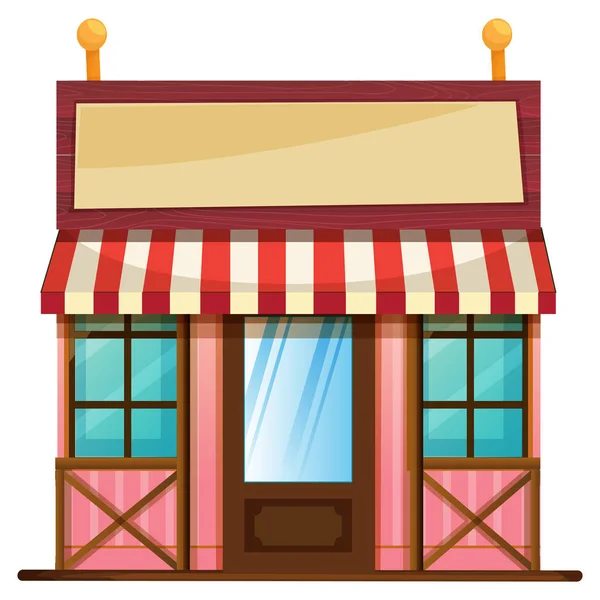 A fa jel Shop — Stock Vector