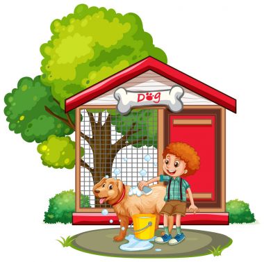 Çocuk çamaşır köpek şampuanı ile