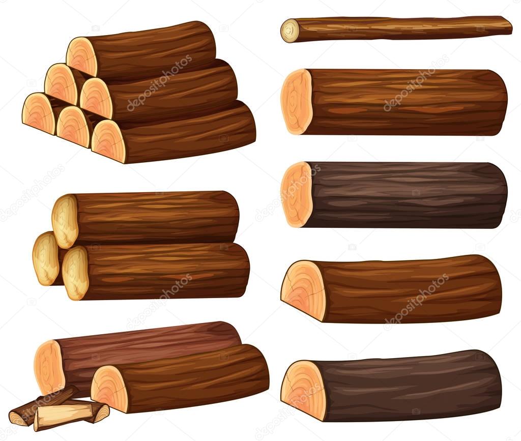 Different types of woods