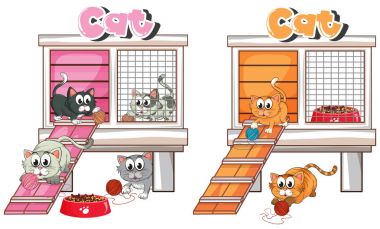 Kedi kafeste adl cats