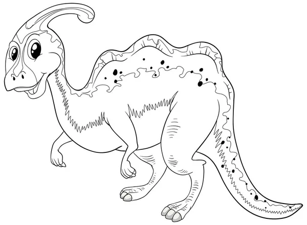 Doodles'ın hayvan dinosaure için hazırlanması — Stok Vektör