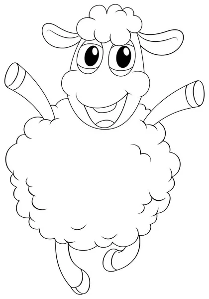 羊动物纲要 — 图库矢量图片