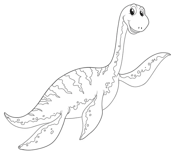 Esquema animal para dinosaurios — Archivo Imágenes Vectoriales