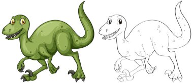 T-Rex için hayvan doodle