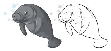 Seacow için hayvan anahat