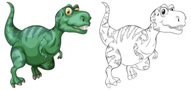 Dinozor için hayvan anahat