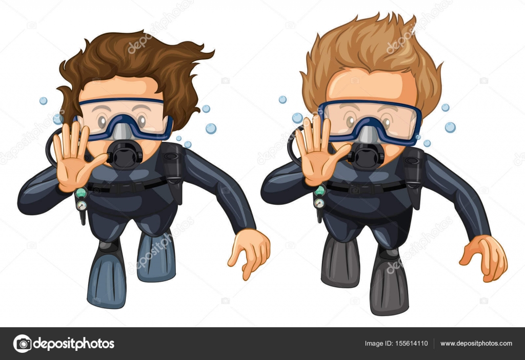 Buceo Buzos Con Caricaturas Casco Buzo: Más De 33,788