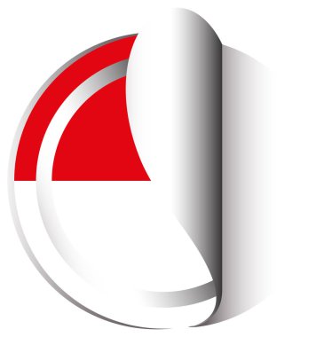 Endonezya için etiket tasarım