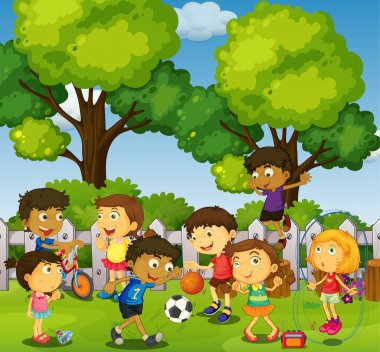 Çocuk oyunları ve spor Park oyun
