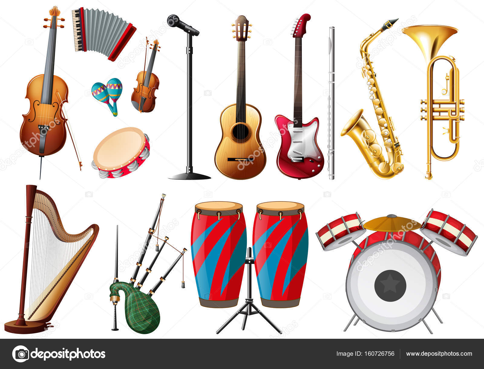 Different types 2024 of instruments