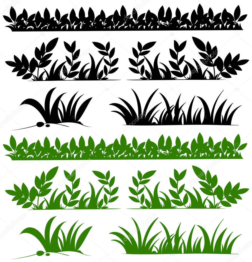 Doodles design for grasses