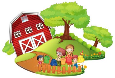 Çocuklar evde çamaşır