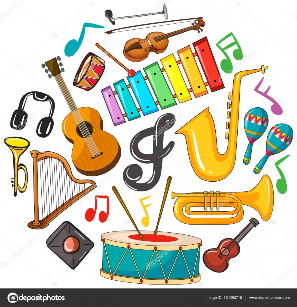 Klangzauber für kleine Künstler: Ausmalbilder von Musikinstrumenten für Kindergartenkinder