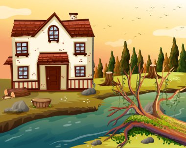 Nehrin yanında Brickhouse